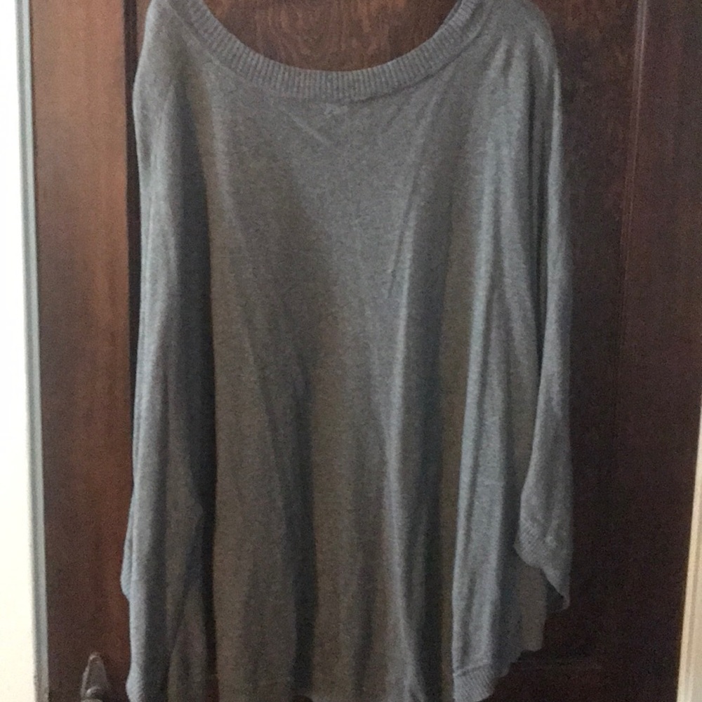 Grey cape/poncho